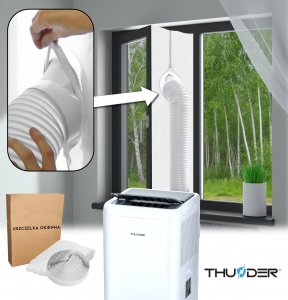 Klimatyzator Thunder KLIMATYZATOR 4W1 WIFI PRZENOŚNY 3,52KW APP THUNDER ZYGNIT ZESTAW 3