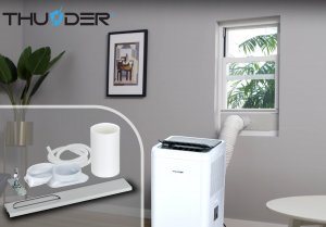 Klimatyzator Thunder KLIMATYZATOR 4W1 WIFI PRZENOŚNY 3,52KW APP THUNDER ZYGNIT ZESTAW 4