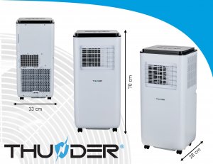 Klimatyzator Thunder Przenośny 2,64KW 4W1 WIFI 2
