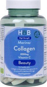 Holland & Barrett Holland & Barrett - Kolegen Morski + Witamina C, 90 tabletek 1