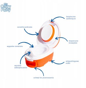 My Carry Potty Nocnik podróżny Lisek 5