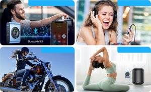 Transmiter FM Joyroom Joyroom samochodowy odbiornik Bluetooth 5.3 i zestaw głośnomówiący do portu AUX mini jack 3,5mm (JR-CB1) 11