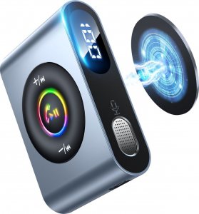 Transmiter FM Joyroom Joyroom samochodowy odbiornik Bluetooth 5.3 i zestaw głośnomówiący do portu AUX mini jack 3,5mm (JR-CB1) 16