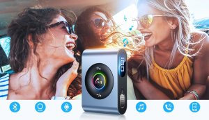 Transmiter FM Joyroom Joyroom samochodowy odbiornik Bluetooth 5.3 i zestaw głośnomówiący do portu AUX mini jack 3,5mm (JR-CB1) 9