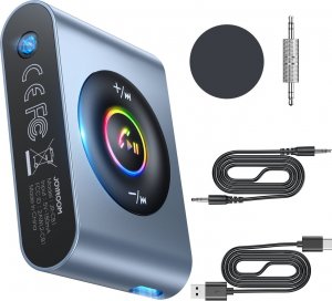 Transmiter FM Joyroom Joyroom samochodowy odbiornik Bluetooth 5.3 i zestaw głośnomówiący do portu AUX mini jack 3,5mm (JR-CB1) 10
