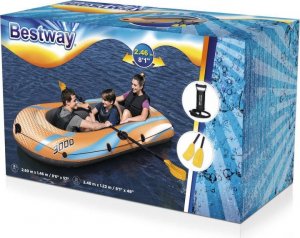 Bestway Dmuchany Ponton 3-sobowy 246x122cm 13