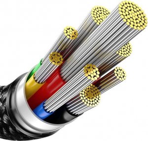 Kabel USB Baseus USB-C - USB-C 1 m Czarny (CAWJ040001) 6