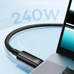Kabel USB Baseus USB-C - USB-C 2 m Czarny (CAWJ040101) 15