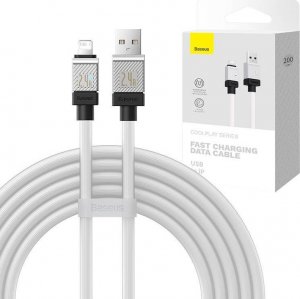 Kabel USB Baseus USB-A - Lightning 2 m Biały (CAKW000502) 1