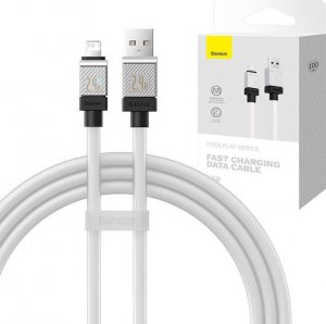 Kabel USB Baseus USB-A - Lightning 1 m Biały (CAKW000402) 1