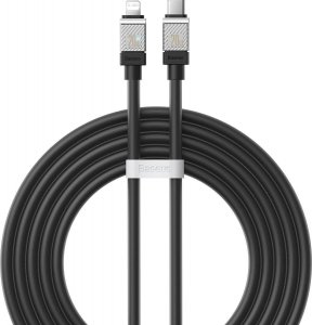 Kabel USB Baseus USB-C - Lightning 2 m Czarny (CAKW000101) 1