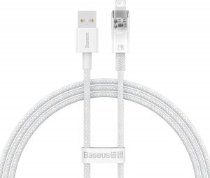 Kabel USB Baseus USB-A - Lightning 1 m Biały (CATS010002) 1