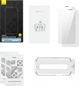 Baseus Szkło hartowane Corning do iPhone 14 Pro Max z filtrem przeciwpyłowym 7