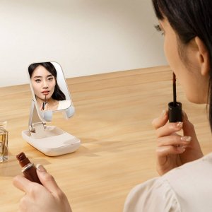 Baseus Uchwyt na telefon Baseus z lusterkiem (jasny róż) 16