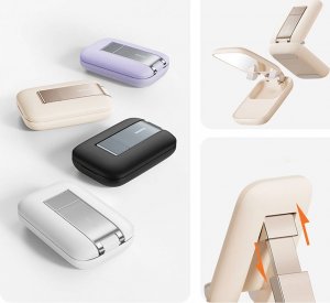 Baseus Uchwyt na telefon Baseus z lusterkiem (jasny róż) 18