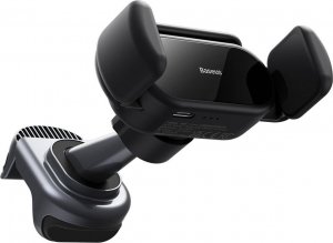 Baseus Uchwyt samochodowy elektryczny Baseus T-Space z ładowarką solarną (czarny) 14