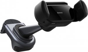 Baseus Uchwyt samochodowy elektryczny Baseus T-Space z ładowarką solarną (czarny) 15