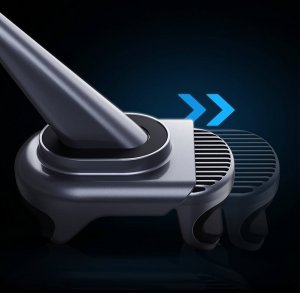 Baseus Uchwyt samochodowy elektryczny Baseus T-Space z ładowarką solarną (czarny) 5