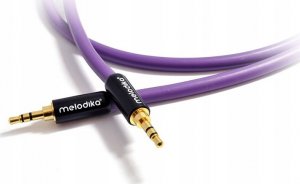 Kabel Melodika Jack 3.5mm - Jack 3.5mm 8m fioletowy (MELO-MDMJ80) 6