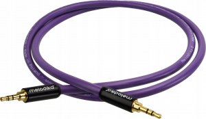 Kabel Melodika Jack 3.5mm - Jack 3.5mm 8m fioletowy (MELO-MDMJ80) 9
