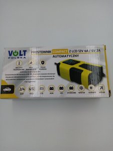 Volt PROSTOWNIK AKUMULATOROWY Z LCD 12V 4A / 6V 2A COMPACT 3