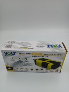Volt PROSTOWNIK AKUMULATOROWY Z LCD 12V 4A / 6V 2A COMPACT 4
