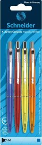 Schneider Długopis automatyczny SCHNEIDER K20 ICY, M, 4 szt. blister, mix kolorów 1