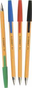 Q-Connect Długopis Q-CONNECT z wymiennym wkładem 0,4mm (linia), zawieszka, czerwony 3