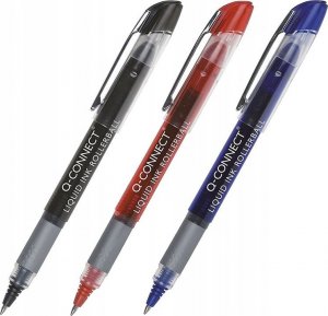 Q-Connect Cienkopis kulkowy Q-CONNECT 0,5mm (linia), zawieszka, czerwony 2