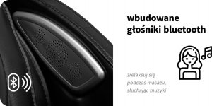 Activeshop Sakura fotel masujący Classic 305 Czarny 3