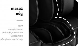 Activeshop Sakura fotel masujący Classic 305 Czarny 6