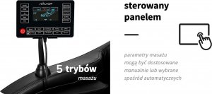 Activeshop Sakura fotel masujący Classic 305 Czarny 9