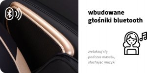 Activeshop Sakura fotel masujący Luxury 808 czarny 11