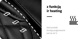 Activeshop Sakura fotel masujący Luxury 808 czarny 4