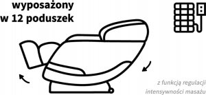 Activeshop Sakura fotel masujący Luxury 808 czarny 5