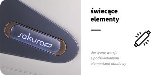 Activeshop Sakura fotel masujący Comfort Plus 806 szary 28