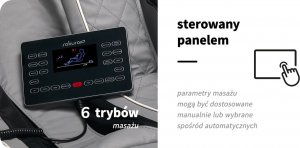 Activeshop Sakura fotel masujący Comfort Plus 806 szary 7