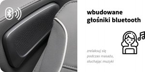 Activeshop Sakura fotel masujący Comfort Plus 806 szary 9