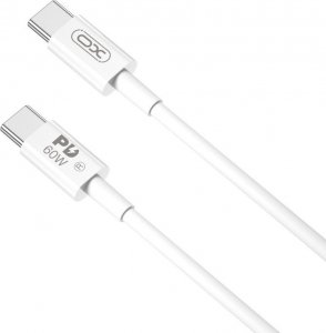 Kabel USB TelForceOne XO kabel NB-Q190B USB-C - USB-C 2,0m 60W biały 1