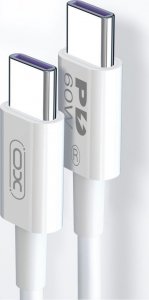 Kabel USB TelForceOne XO kabel NB-Q190B USB-C - USB-C 2,0m 60W biały 2