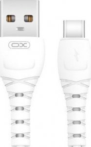 Kabel USB XO XO kabel NB-Q165 USB - USB-C 1,0m 3A biały 1