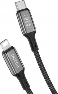 Kabel USB XO XO kabel NB-Q180A USB-C - Lightning 1,0m 20W czarny 1