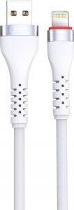 Kabel USB XO XO kabel NB213 USB - Lightning 1,0 m 2,4A biały 1