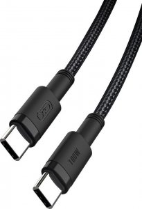 Kabel USB XO USB-C - USB-C 1.5 m Czarny 1
