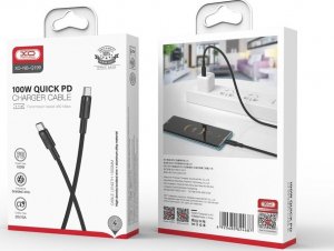 Kabel USB XO USB-C - USB-C 1.5 m Czarny (NB-Q199) 3