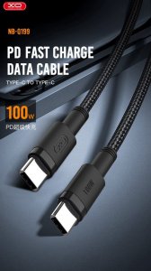 Kabel USB XO USB-C - USB-C 1.5 m Czarny (NB-Q199) 4