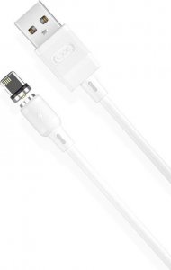 Kabel USB XO XO kabel magnetyczny NB187 USB - Lightning 1,0 m 2,1A biały 1