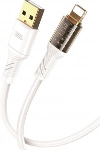 Kabel USB XO XO Clear kabel NB229 USB - Lightning 1,0 m 2,4A biały 1