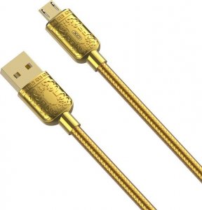 Kabel USB XO XO kabel NB216 USB - microUSB 1,0 m 2,4A złoty 1