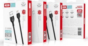 Kabel USB XO USB-A - USB-C 1 m Biały (GSM111867) 2